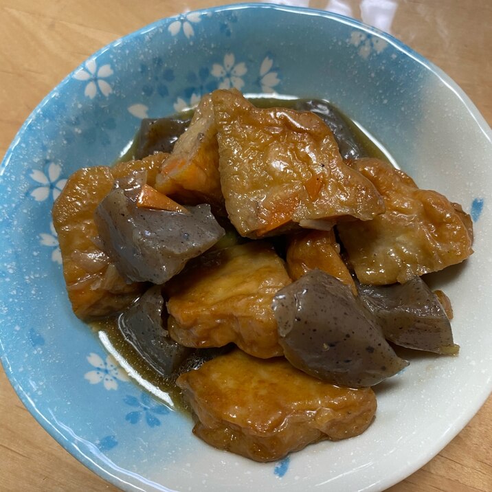 こんにゃくとさつま揚げの煮物